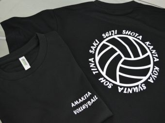 バレーボールチーム　オリジナルTシャツ